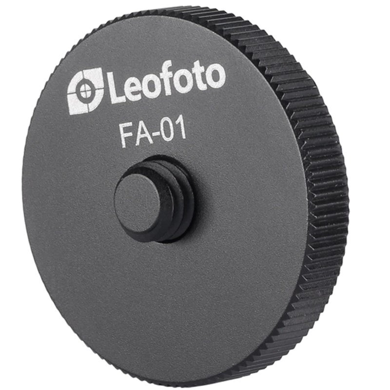 Leofoto FA-01 Hot/Cold Shoe to 1/4" Male Adapter Flash Accessory - Image 2